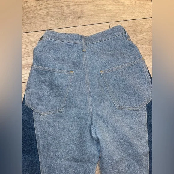 Farm Rio Patched Denim Pants - Picture 6 of 8